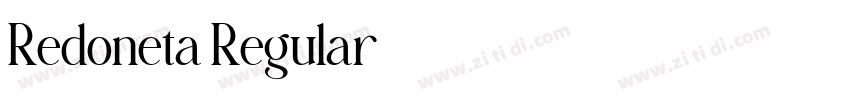 Redoneta Regular字体转换 Redoneta Regular字体转换